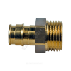 Муфта для PE-X латунь Дн 16х1/2" НР Q&E Uponor 1023003 (1033435)