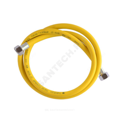 Подводка гибкая для газа ПВХ армированная 1/2" г-г L=1,5 м Tuboflex