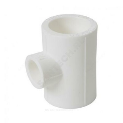 Тройник PP-R переходной белый внутренняя пайка Дн 50х25х50 RTP (РосТурПласт) 10775