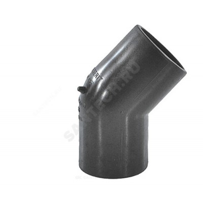 Отвод ПНД Дн 125х45гр Geberit 368.045.16.1