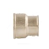 Муфта латунь никель переходная Ду 32х15 (1 1/4"х1/2") ВР/ВР VALFEX VF.240.N.114.012