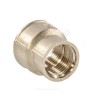 Муфта латунь никель переходная Ду 32х15 (1 1/4"х1/2") ВР/ВР VALFEX VF.240.N.114.012