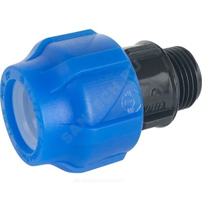 Муфта компрессионная ПЭ НР Дн 32х1" Ру16 VALFEX 121001132100