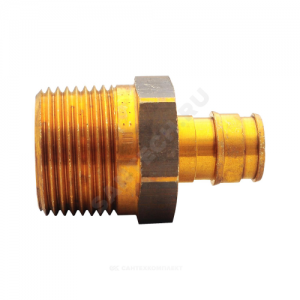 Муфта для PE-X латунь Дн 16х3/4" НР Q&E Uponor 1023004 Муфта для PE-X латунь Дн 16х3/4" НР Q&E Uponor 1023004