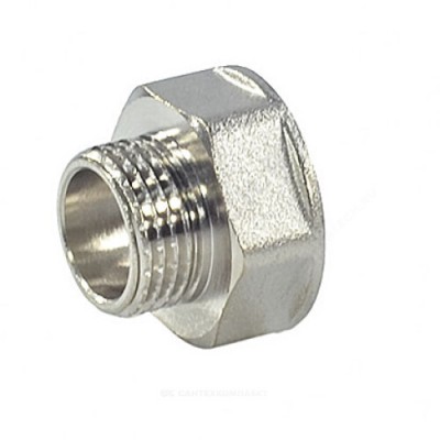 Переход латунь никель реборда Ду 32х25 (1 1/4"х1") ВР/НР