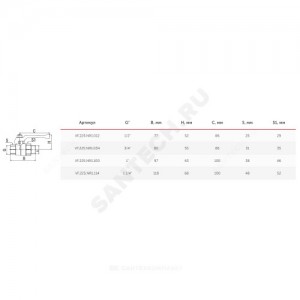 Кран шаровой латунь никель 11Б27фт1М Ду 20 Ру40 ВР/"американка" полнопроходной рычаг VALFEX VF.225.NR1.034