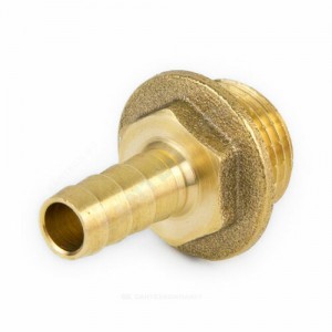 Переходник латунь неразъемный для шланга Дн 18х1/2" НР 9102 Aquasfera 9102-06