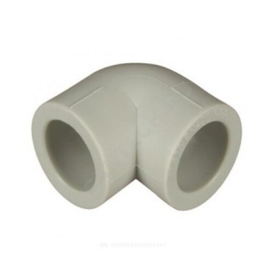 Угольник PP-R серый внутренняя пайка Дн 40х90гр VALFEX 10108040Г