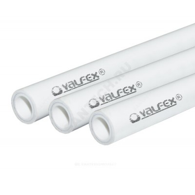 Труба PP-R белая арм алюминием Дн 25х4,2 Ру25 SDR6 Т<90С L=4м VALFEX 10104025