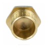 Заглушка латунь никель Ду 20 (3/4") НР 9017 ГОСТ 32585-2013 Aquasfera 9017-02
