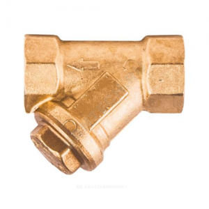 Фильтр сетчатый Y-образный латунь Ду 20 Ру30 G3/4" ВР R74A Giacomini R74AY104