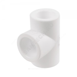 Тройник PP-R белый внутренняя пайка Дн 20 RTP (РосТурПласт) 10736