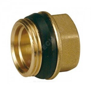 Переход латунь Ду 20х15 (3/4"х1/2") с герметичной прокладкой ВР/НР R593D Giacomini R593DY002