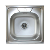 Мойка накладная 500х500х130 сталь нержавеющая AISI 430 без сифона Владикс V-406 Мойка накладная 500х500х130 сталь нержавеющая AISI 430 без сифона Владикс V-406