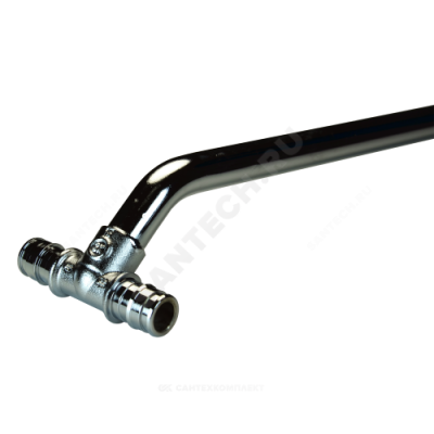 Тройник для подключения радиатора латунь Дн 20х15 L=300мм РОС