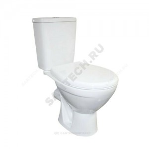 Унитаз-компакт Стиль белый нижний подвод горизонт/выпуск 2/реж Rosa (Кировская керамика)