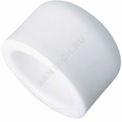 Заглушка (пробка) PP-R белая внутренняя пайка Дн 50 RTP (РосТурПласт) 10552