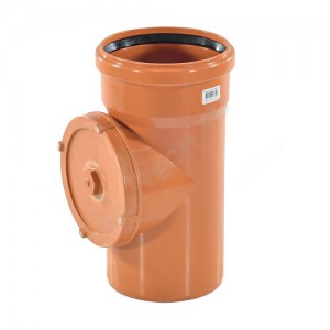 Ревизия НПВХ с раструбом коричневая Дн 160 б/нап в комплекте с крышкой 2481186 Ревизия НПВХ с раструбом коричневая Дн 160 б/нап в комплекте с крышкой 2481186