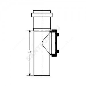 Ревизия НПВХ с раструбом коричневая Дн 160 б/нап в комплекте с крышкой 2481186 Ревизия НПВХ с раструбом коричневая Дн 160 б/нап в комплекте с крышкой 2481186