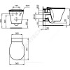 Унитаз подвесной CONNECT AIR Rimless Ideal Standard K819501..