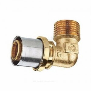 Угольник МП/PE-X латунь пресс Дн 26х1"х90гр НР RM127 Giacomini RM127Y058